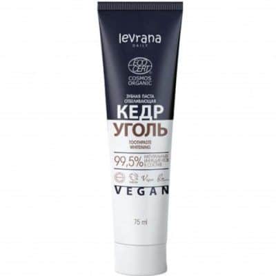Паста за белеење на заби од кедар и активен јаглен - 75 мл.