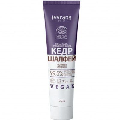 Паста за заби против кариес од кедар и жалфија - 75 мл.