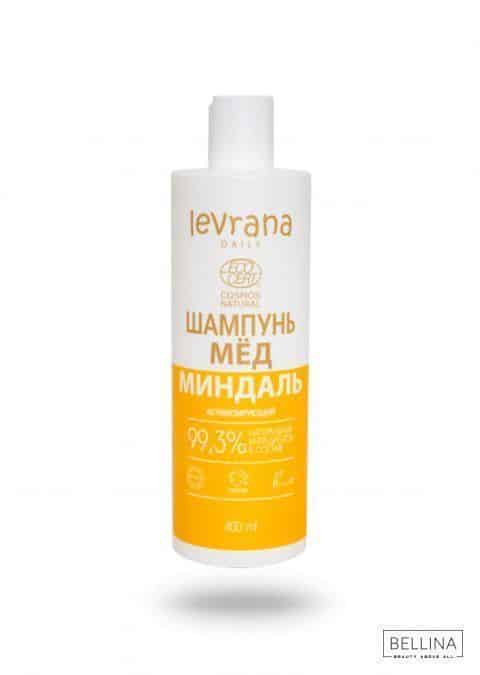 Шампон за зајакнување на коса од мед и бадем - 400 мл.