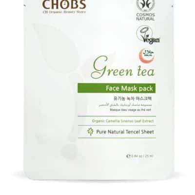 Лист маска за лице од зелен чај - 25 мл.