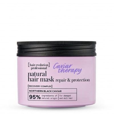 Маска за третирана и оштетена коса со црн кавијар - 150 мл.