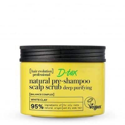 Детокс пилинг за скалп со бела глина - 150 мл.