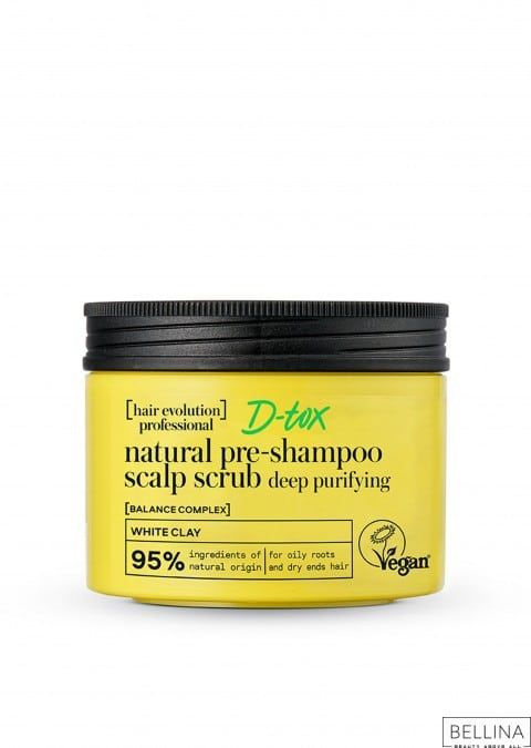 Детокс пилинг за скалп со бела глина - 150 мл.