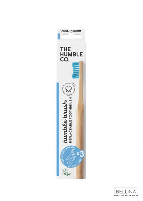 Четка за заби од бамбус за возрасни со рачка за повеќекратна употреба - 3 парчиња