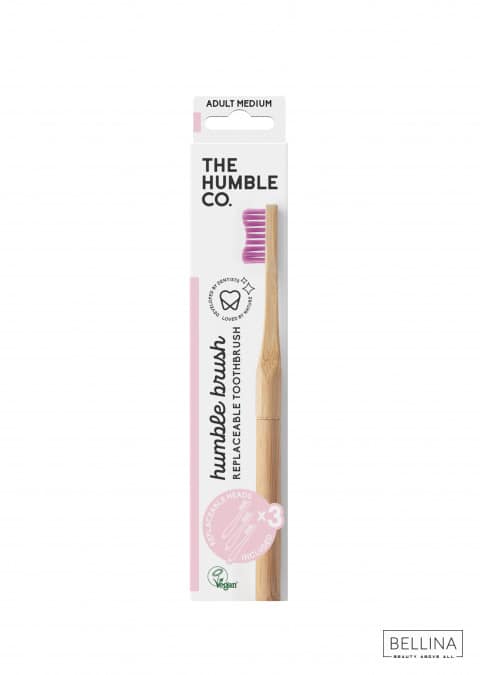 Четка за заби од бамбус за возрасни со рачка за повеќекратна употреба - 3 парчиња