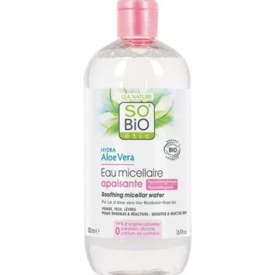 Мицеларна вода за лице од алое вера и роза - 500 мл.