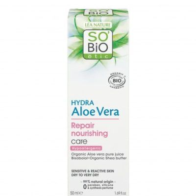 Хипоалергенска крема за лице со алое вера - 50 мл.