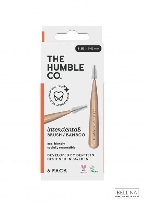 Сет од шест интердентални четки за заби - величина 1