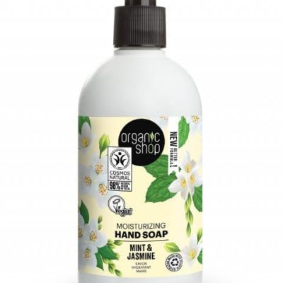 Хидратантен сапун за раце од јасмин и нане - 500 мл.