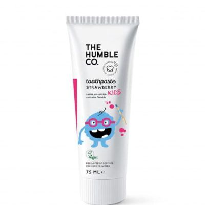 Детска паста за заби со флуорид од јагода - 75 мл.