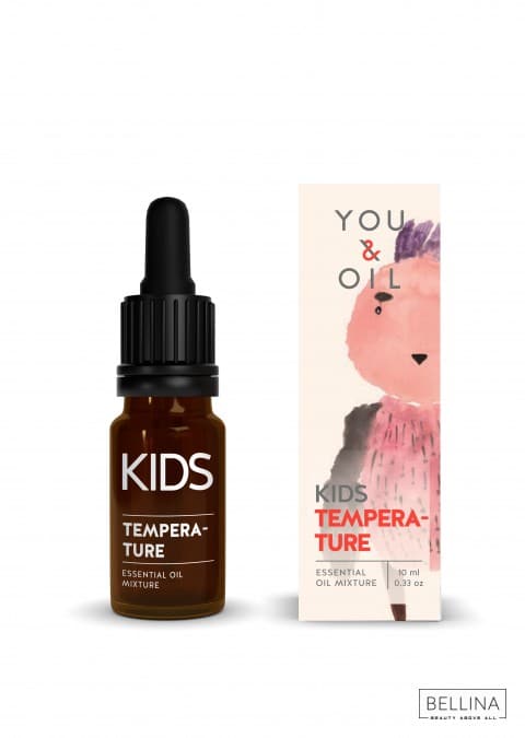 Масло против покачена телесна температура кај деца Temperature - 10 мл.