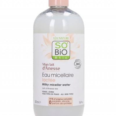 Мицеларна вода за лице од магарешко млеко - 500 мл.