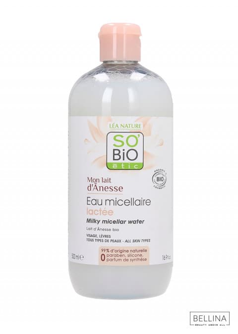 Мицеларна вода за лице од магарешко млеко - 500 мл.