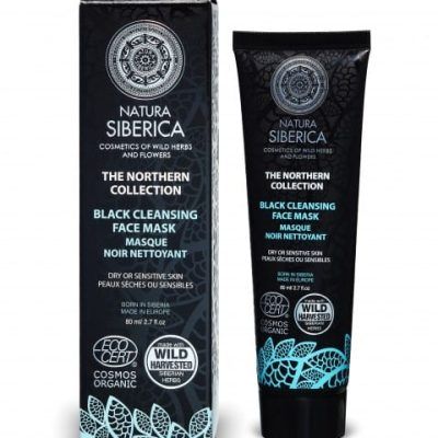Црна маска за чистење на лице за сува и сензитивна кожа - 80 мл.