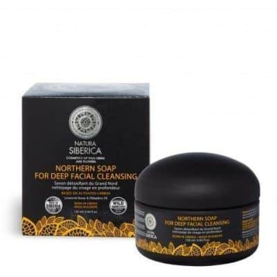 Сапун за длабинско чистење на лице со активен јаглен - 120 мл.