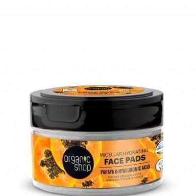 Хидратантни вати за лице со папаја и хијалуронска киселина - х20