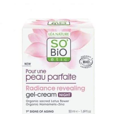 Ноќен крем-гел за лице од индиски лотус - 50 мл.