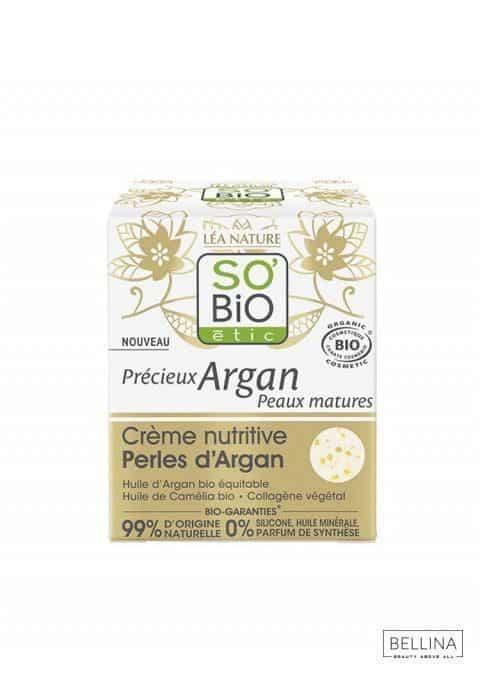 Хранлива крема за зрела кожа со арганови гранули - 50 мл.