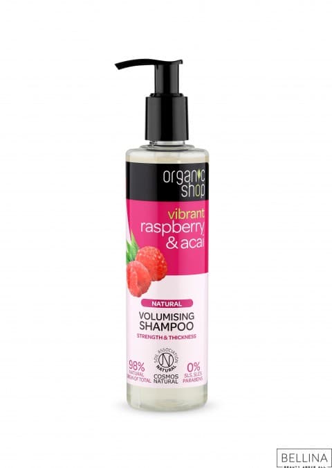 Шампон за коса од малина и асаи бобинки - 280 мл.