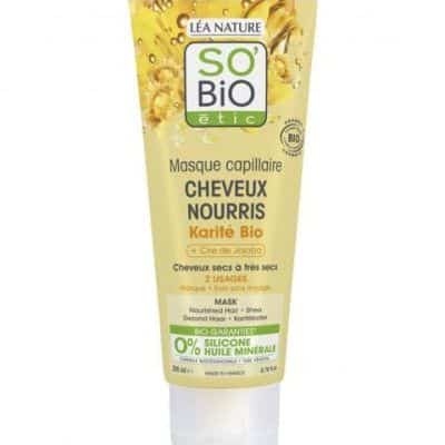 Маска за коса од шеа путер и јојоба без сулфати - 200 мл.