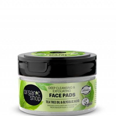 Ексфолирачки вати за лице со чајно дрво и салицилна киселина - х20