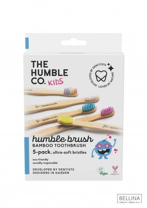 Сет од пет четки за заби од бамбус за деца - ultrasoft