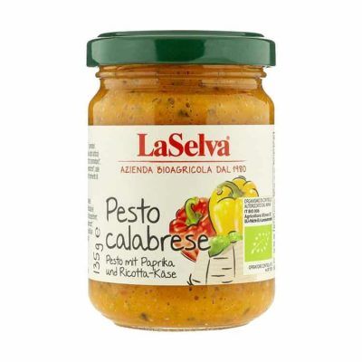 Органско песто од пиперки и рикота - 135 гр.