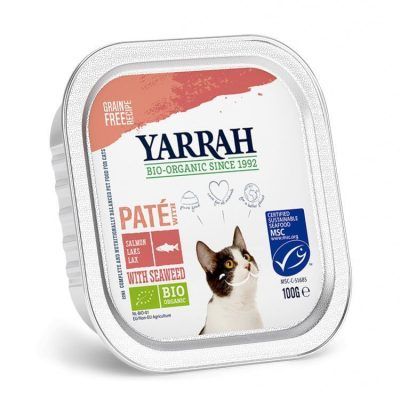 Органска паштета со лосос за мачки - 100 гр.