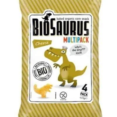 Органски безглутенски флипс за деца, од пченка со чедар сирење - 4 х 15 гр.