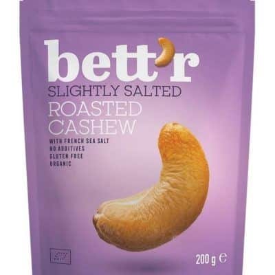 Органски безглутенски печени индиски ореви со француска морска сол - 200 гр.