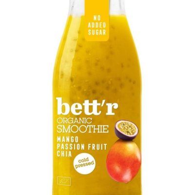 Органско смути од манго, маракуја и чиа - 250 мл.