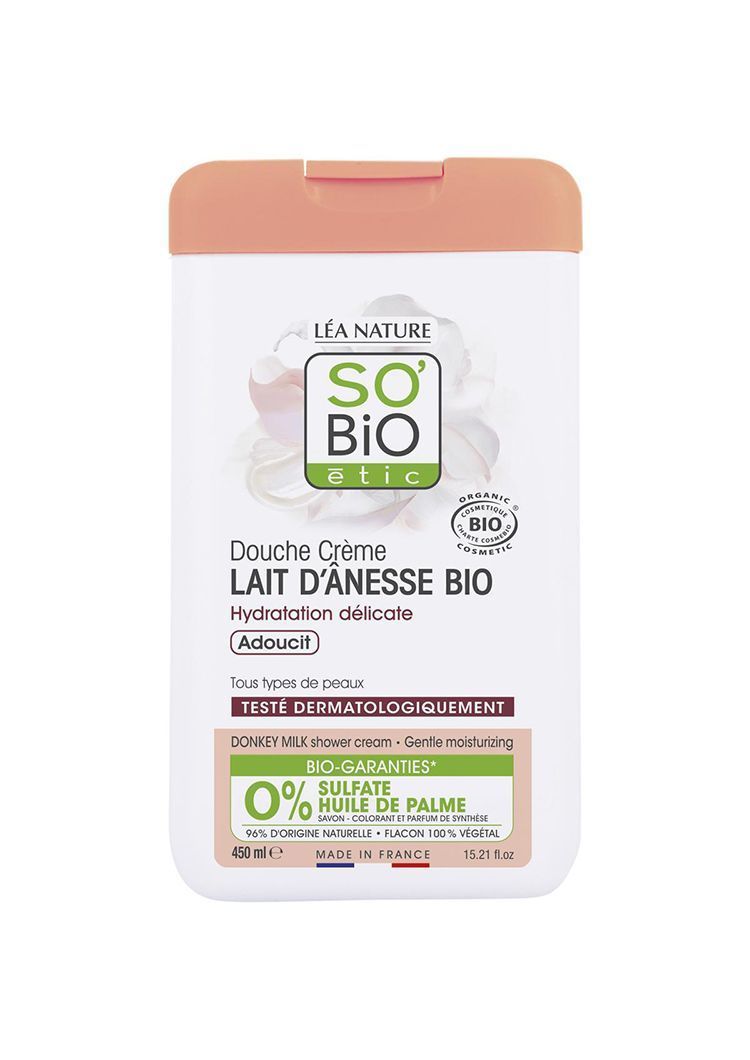 Крема за туширање од магарешко млеко без сулфати - 450 мл.