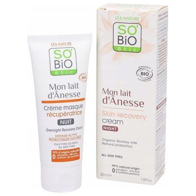 Ноќна регенерирачка крем-маска од магарешко млеко - 50 мл.