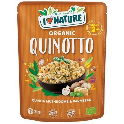 Органски инстант оброк од киноа со печурки и пармезан - 220 гр.