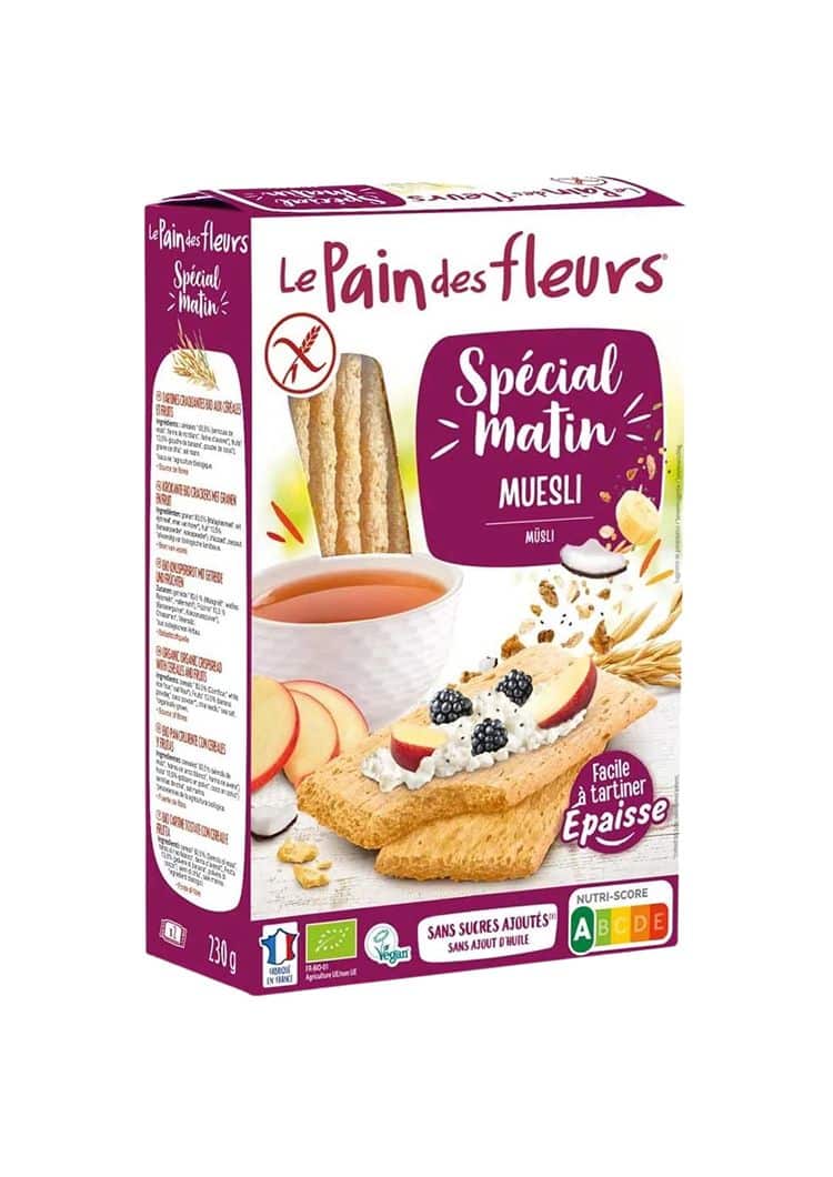 Органски безглутенски галети од мусли - 230 гр.