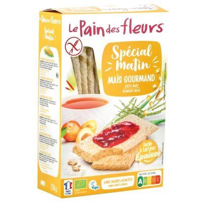 Органски безглутенски галети од пченка - 230 гр.