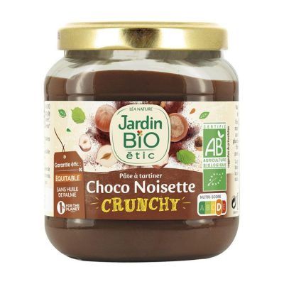 Органски крцкав чоколаден крем од лешници - 350 гр.