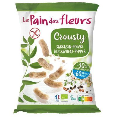 Органски безглутенски флипс од хелда со бибер - 75 гр.