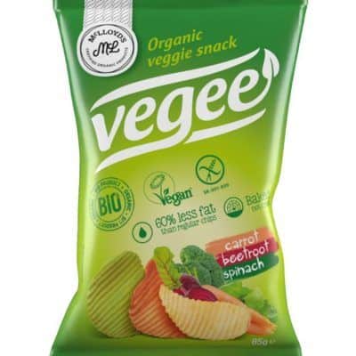 Органски безглутенски чипс од компир со морков, цвекло и спанаќ - 85 гр.