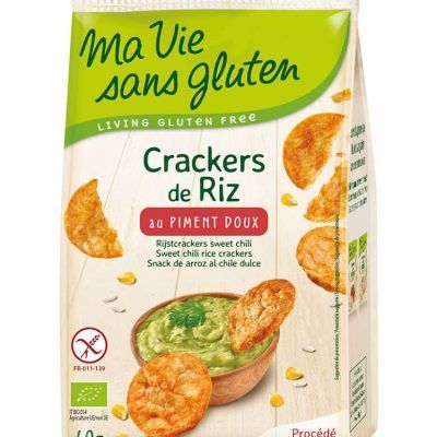 Органски безглутенски мини галети од ориз со слатко чили - 40 гр.