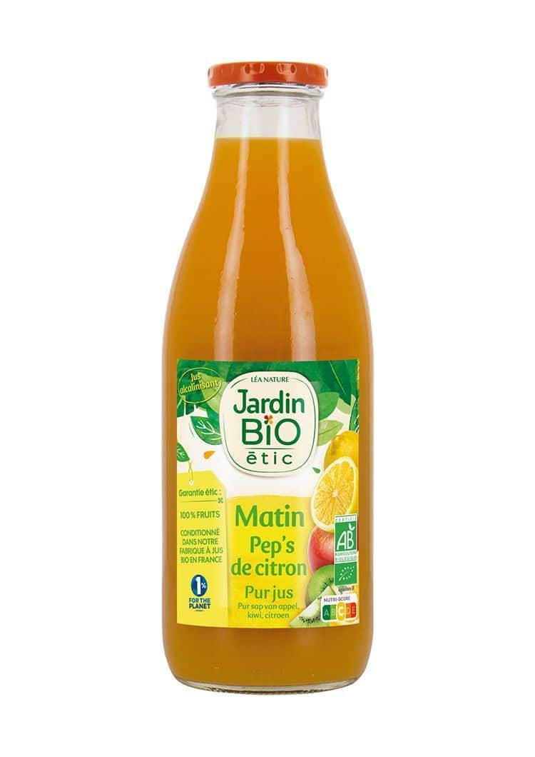 Органско смути од јаболка, киви и лимон - 1 л.