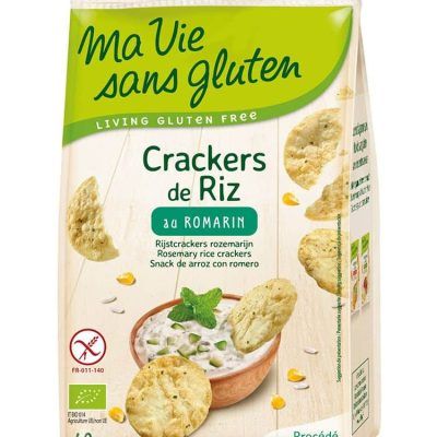 Органски безглутенски мини галети од ориз со рузмарин - 40 гр.