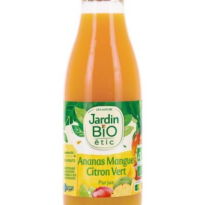 Органски сок од ананас, манго и лимета - 750 мл.