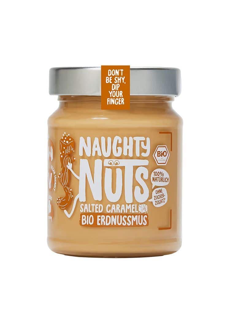 Органски путер од кикирики со солен карамел - 250 гр.