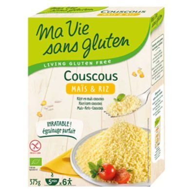 Органски безглутенски кускус од пченка и ориз - 375 гр.