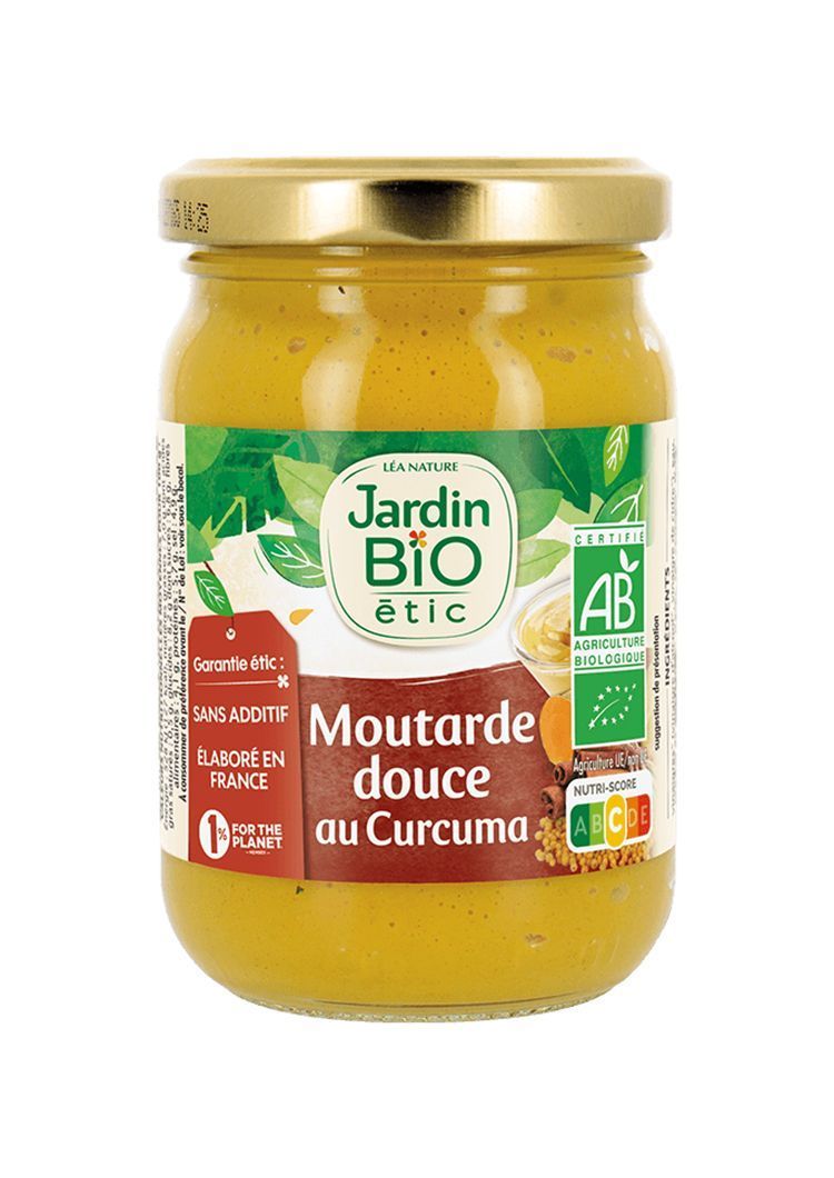 Органски благ сенф со куркума - 210 гр.