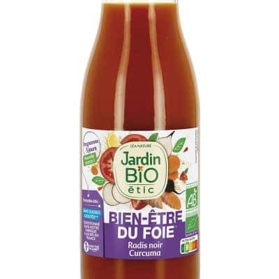 Органски детокс сок за црн дроб од ротквица и куркума - 500 мл.