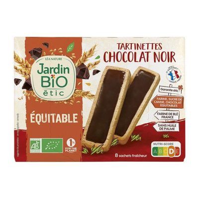 Органски тартуи со темно чоколадо - 138 гр.