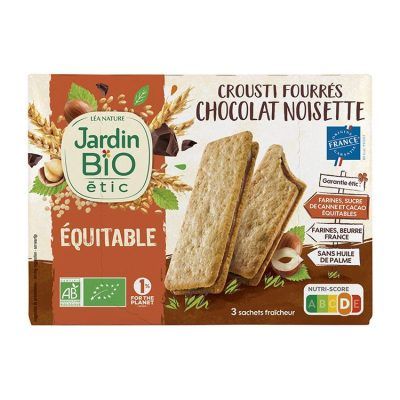 Органски бисквити со чоколаден фил од лешници - 170 гр.