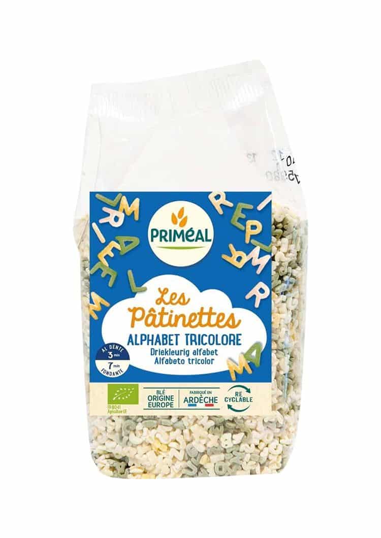 Органски тестенини во форма на букви - 250 гр.